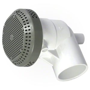 Hi-Flo Suction 3 1/2" - Grey 3287VP with 90 Ell