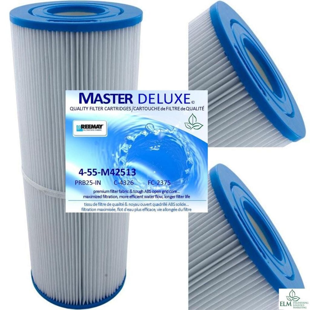 25sqft. Spa Filters 4Pack Master Deluxe M42513 PRB25IN C4326 FC2375