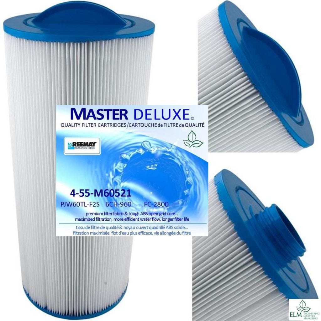 2 Pack Spa Filter Compatible with PJW60TL-F2S, 6CH-960, FC-2800, J-300