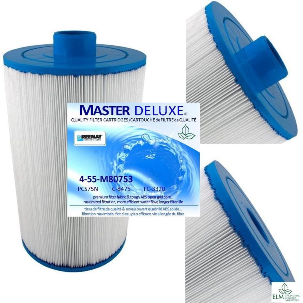 75sqft. Spa Filter 4 Pack Master Deluxe M80753 PCS75N C8475 FC3320