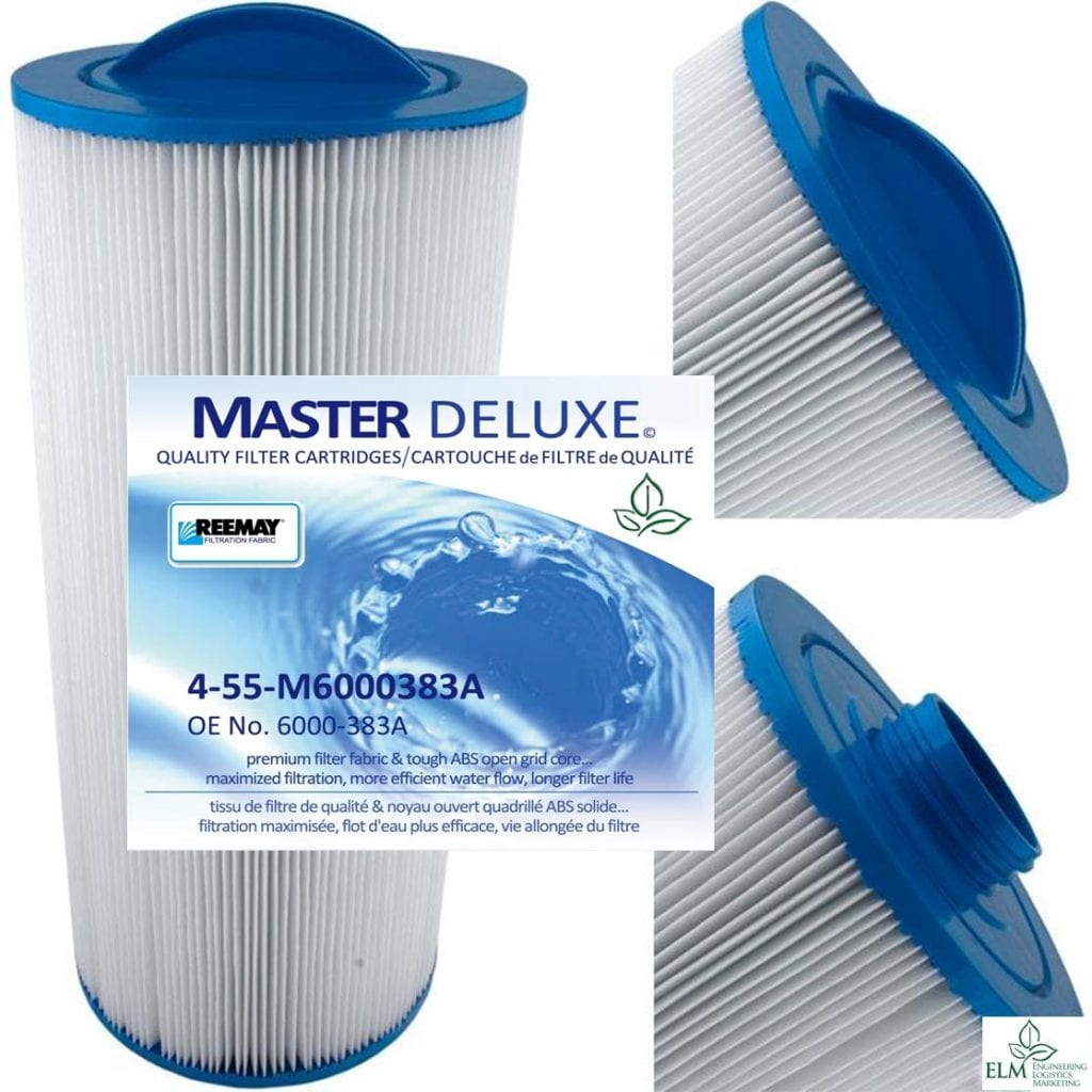 Jacuzzi J300 60sqft. Spa Filters 4Pack Master Deluxe M6000383A 6000