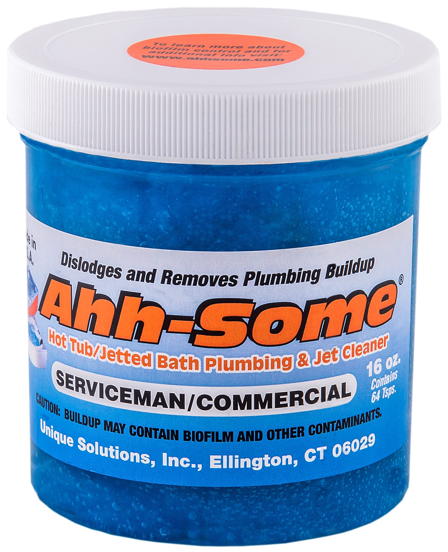 Ahh-some 16oz hot tub/jetted bath plumbing & jet cleaner