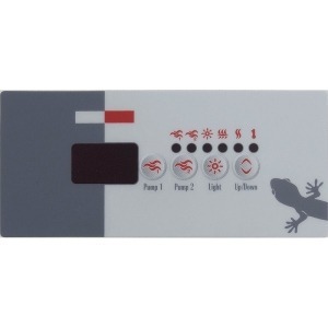 Overlay GECKO,TSC-18-GE2, P1, P2 LT, Temp