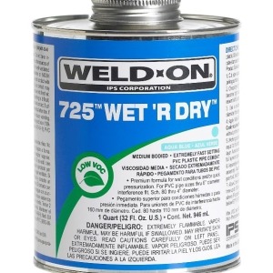 Weld On 725 PVC Blue Glue Quart